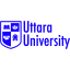 Uttara University logo